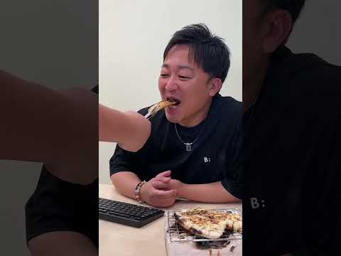 【七輪】会社で笹かまを焼いたら焦げました、、、