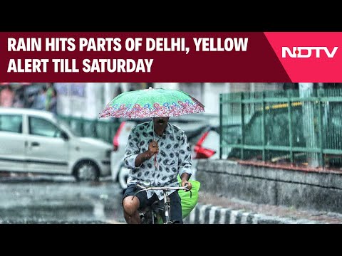 Delhi Rain News | Rain Hits Delhi, Yellow Alert Till Saturday: Weather Office & Other News