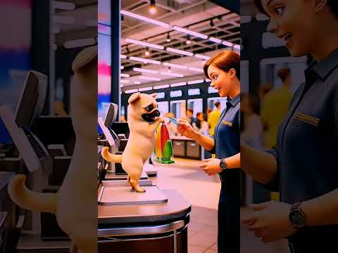 Little Puppy Breaks Her Colourful Toys and Then !!!! #youtubeshorts #Shorts #cute #cat #puppy #Story