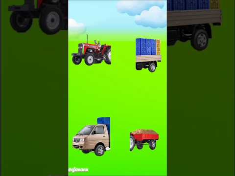 Mahindra 395 Di 🚜Tractor video Pickup Ashok Leyland pick-up video#shorts #shortvideo #funny