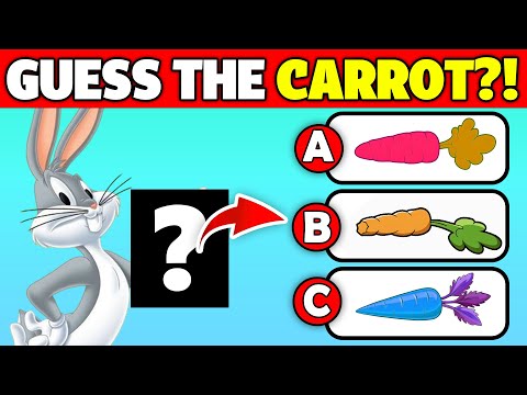 Can You Guess 🐰 Bugs Bunny’s Carrot? 🥕 | Choose the correct one! | 🦆LOONEY TUNES Movie Quiz! I Duck