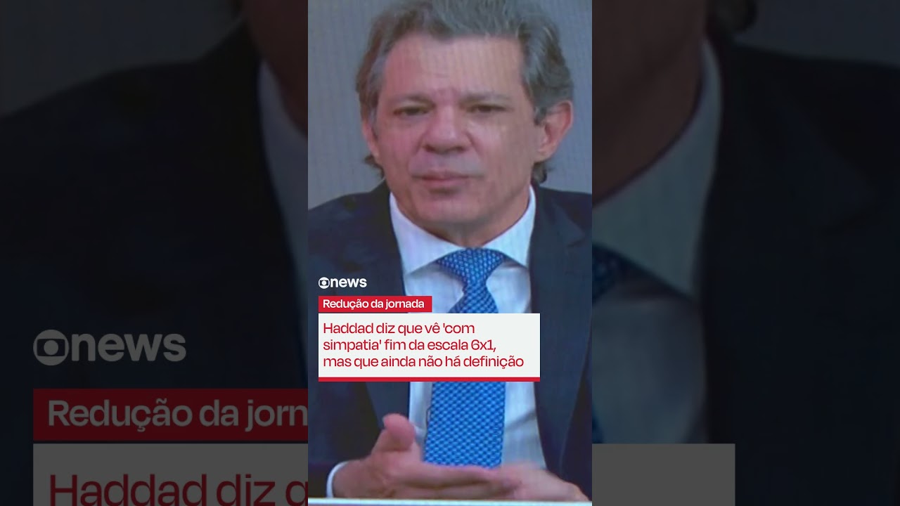 Haddad diz que vê com simpatia fim da escala 6x1 mas que ainda não há definição