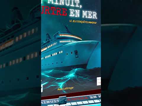 Marre du CLUEDO ? Jouez à MINUIT MEURTRE EN MER ! #j2s #boardgames  #cluedo  #murder #sea #enquete