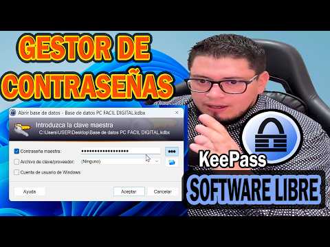 Genera Contraseñas Aleatorias y Guárdalas con KeePass GRATIS - Windows, Linux, MacOS, Android, iOS