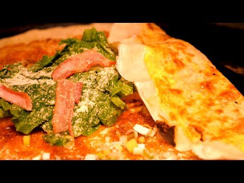 Chinese style bacon crepe (Jian bing) - Korean street food