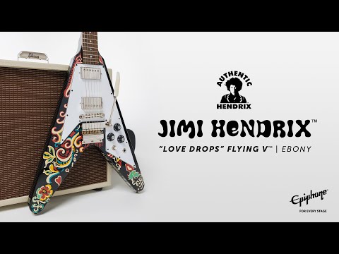 The Epiphone Jimi Hendrix™ “Love Drops” Flying V™