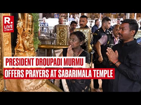 LIVE: President Droupadi Murmu Offers Prayers At Sabarimala Temple | Kerala | Sabarimala Gold