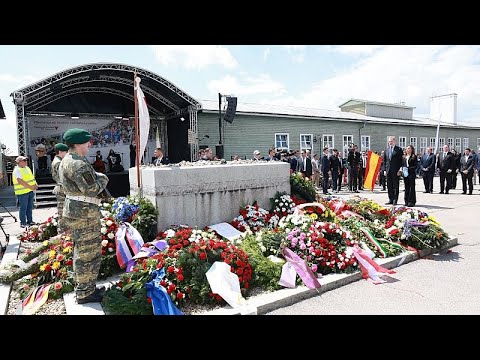 Το βασιλικό ζεύγος της Ισπανίας στην επέτειο απελευθέρωσης του στρατοπέδου συγκέντρωσης Μαουτχάουζεν