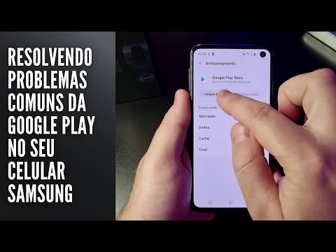 Resolvendo problemas da Google Play no seu Samsung