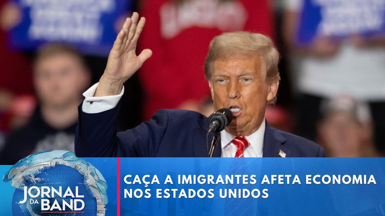 Caça a imigrantes afeta economia nos Estados Unidos | Jornal da Band