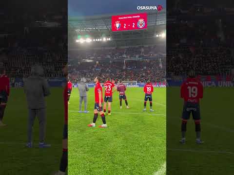 👏 Seguimos juntos, rojillos.#OsasunaVillarreal #MomentoKosner