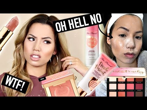 WTF IS THIS?! | TOO FACED PEACHES & CREAM FULL COLLECTION REVIEW  - UCyGcJGJ_k7AUJGDfExB5MfQ