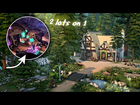 Snow White and the Seven Dwarfs Cottage + The Mine | The Sims 4 Build ✨