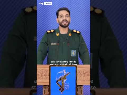 Iran releases video after attack on US base