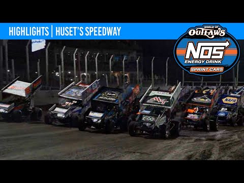 World of Outlaws NOS Energy Drink Sprint Cars Huset’s Speedway June 25, 2022 | HIGHLIGHTS - dirt track racing video image