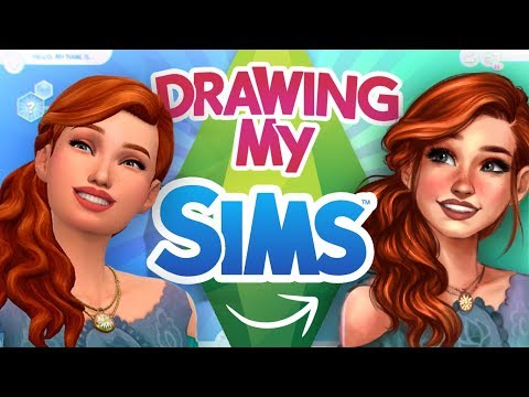 [SPEEDPAINT] DRAWING MY SIMS! | OCs in The Sims 4