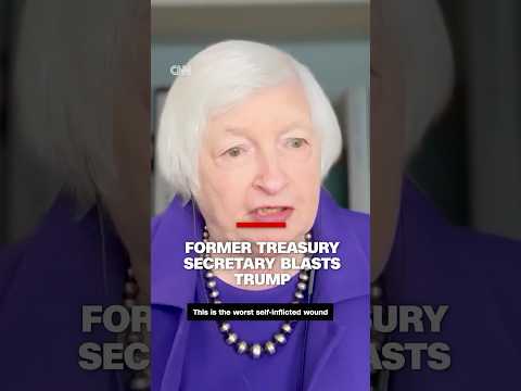 Janet Yellen criticizes Trump’s economic policies