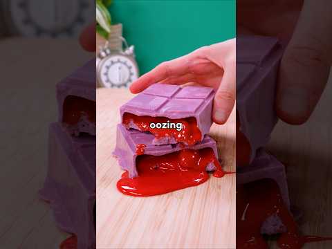 Making EDIBLE SLIME in a chocolate bar?!