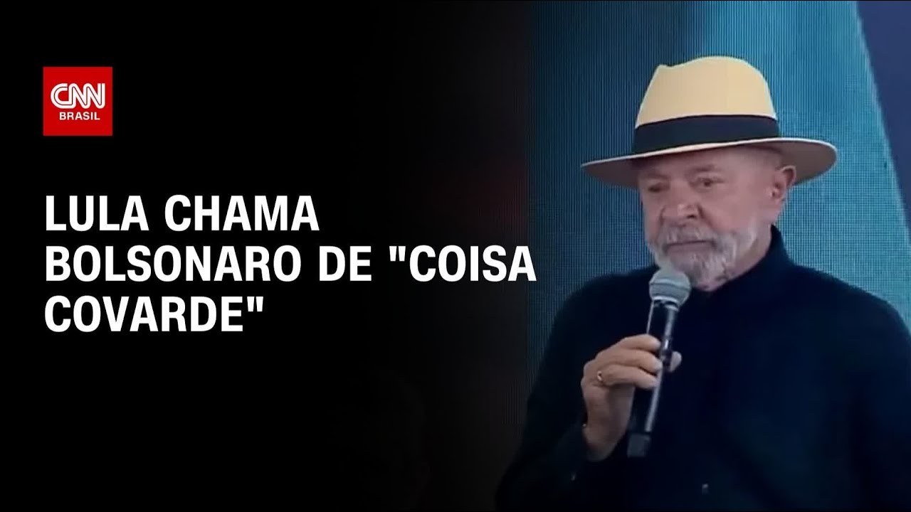 Em evento no ES Lula chama Bolsonaro de coisa covarde | CNN 360º