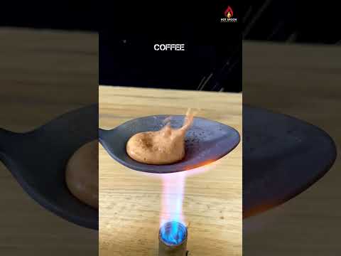 1000°C Hotspoon VS Coffee ☕ 😱 #satisfyingvideo #experiment #foryou #fypシ