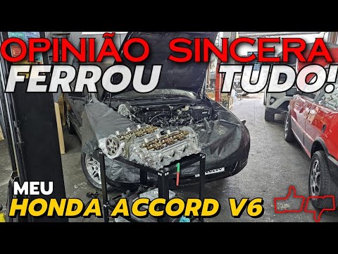 MAIOR MEDO do carro VELHO aconteceu: QUEBROU o motor do Honda Accord V6! O que houve? Como estragou?