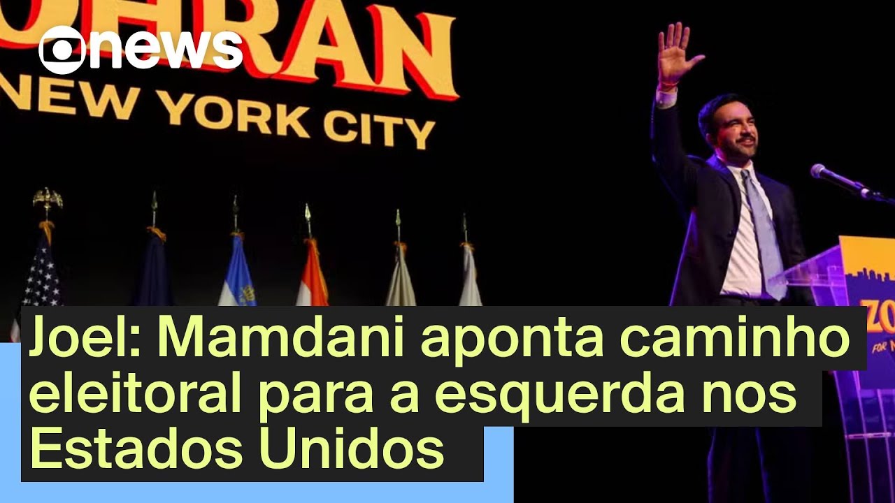 Democrata Zohran Mamdani é eleito prefeito de Nova York com dez pontos de vantagem