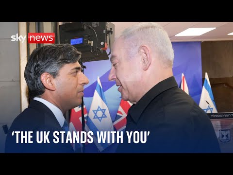 Israel-Hamas war: 'The UK stands with you' - Rishi Sunak meets Israel's PM and president