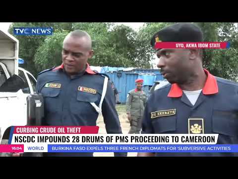 Crude Oil Theft: NSCDC Impounds 28 Drums of PMS Proceeding to Cameroon