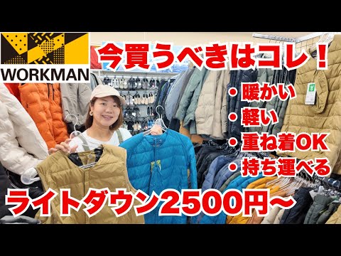 【ワークマン】急に寒くなった今こそ!ダウンとフェザー&高機能化学繊維綿のフュージョンダウン/神ライトダウン3選