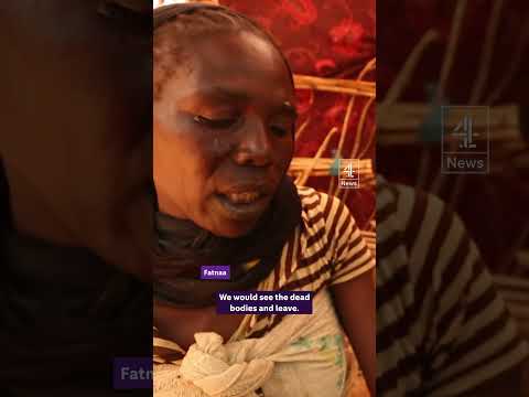Mother separated from children after fleeing Sudan