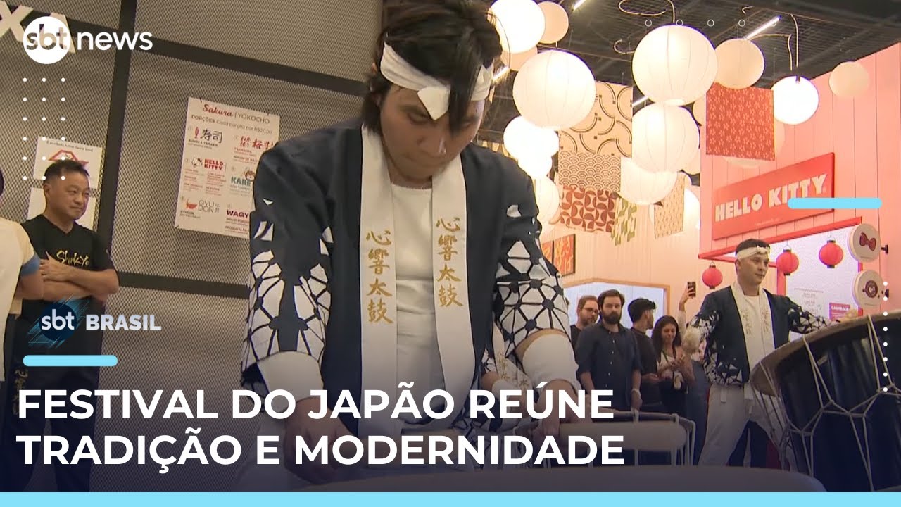 Maior festival de cultura japonesa fora do Japão celebra 130 anos de amizade com Brasil | SBTBrasil