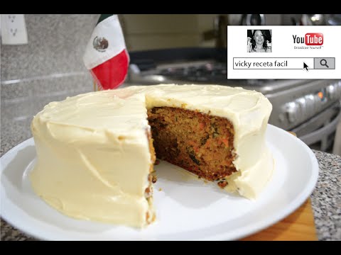 PASTEL DE ZANAHORIA CON BETUN DE QUESO CREMA | Vicky Receta Facil - UCewhO42h_TIKZdntpI-v39g