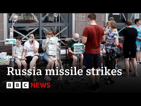 Children's hospital hit as Russian strikes kill 24 in Ukraine  | BBC News