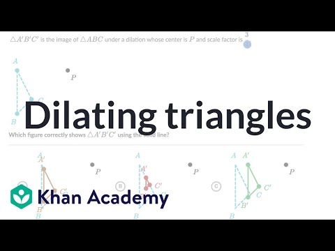 Errors in triangle dilations