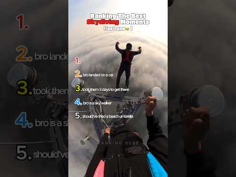 絶景とスリル満点！おすすめのスカイダイビング瞬間ランキング サムネイル