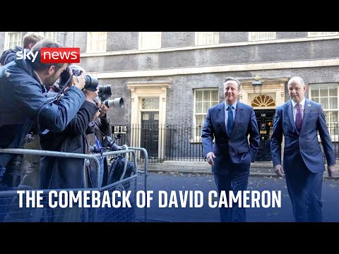 He's back! The comeback of David Cameron