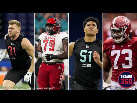 Houston Texans Mock Draft Tracker + NFL Combine News | Texans 360 video clip