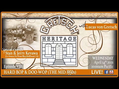 GRETSCH HERITAGE-EPVIII: HARD BOP & DOO-WOP (THE MID 1950s)