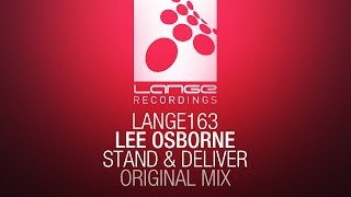 Lee Osborne - Stand & Deliver (Original Mix) [OUT NOW]