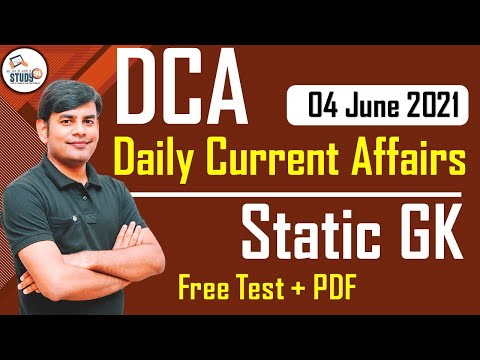 04 Jun 2021 Current Affairs in Hindi | Daily Current Affairs 2021 | Study91 DCA By Nitin Sir