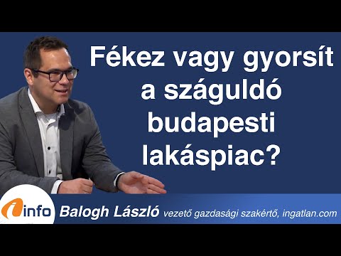 Fékez vagy gyorsít a száguldó budapesti lakáspiac? Balogh László, Inforádió, Aréna