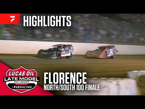 North/South 100 Finale | Lucas Oil Late Model Dirt Series at Florence Speedway 8/9/25 | Highlights - dirt track racing video image