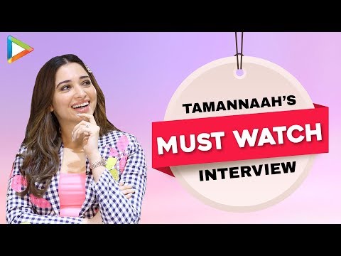 Video - Bollywood Interview - TAMANNAAH Speaks about PRABHAS, Hrithik, SRK, Deepika, Katrina, Nawaz, Bole Chudiyan & More #India #Tollywood