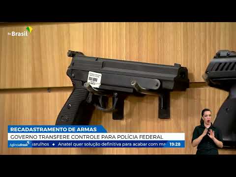 Governo transfere controle de armas para Polícia Federal