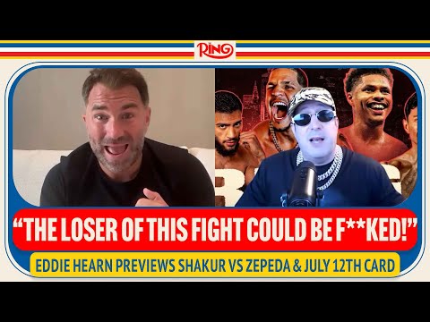 Eddie Hearn Previews July 12th Card w/ Ring’s Rick Reeno, Predicts Shakur STOPPAGE Vs. Zepeda