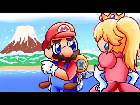 Mario Sunshine, but Delfino Isle is Frozen