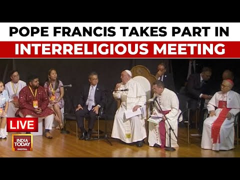 Pope Francis Addresses Interreligious Meeting In Singapore | Pope Francis In Singapore LIVE