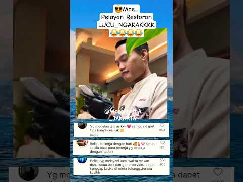 😎Mas..Pelayan Restoran LUCU_ NGAKAKKKK😂😂😂😂#waiter#restoran#lucungakak@MargarethA_JAKARTA