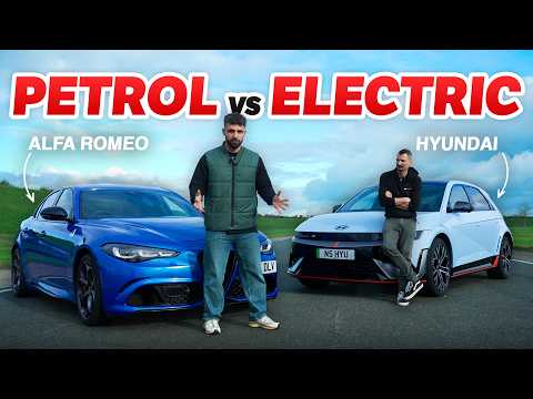 Petrol vs. Electric: Alfa Romeo Giulia Quadrifoglio vs. Hyundai Ioniq 5 Track Showdown