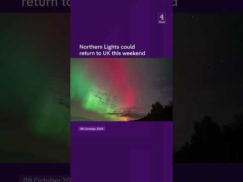 Northern Lights dazzle UK skies